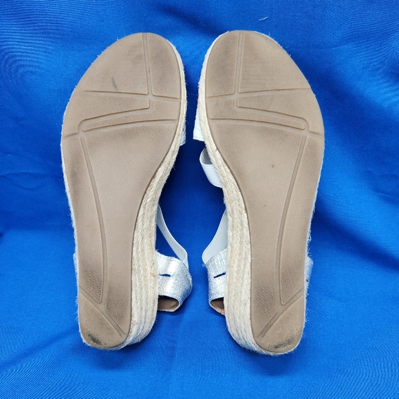 Earth Orgins Womens Size 9.5M Naples Nanci Open Toe Espadrille Wedge Sandal - Picture 12 of 15